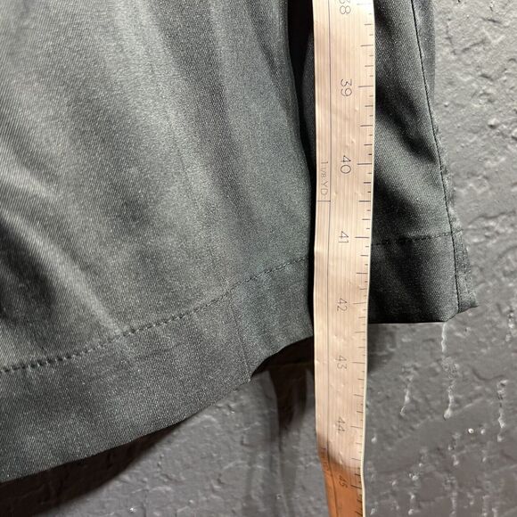 Nike Golf Dri-Fit Pants Mens 34x32 Black‎ Flat Front Poly Blend Straight Leg Zip - Picture 12 of 16